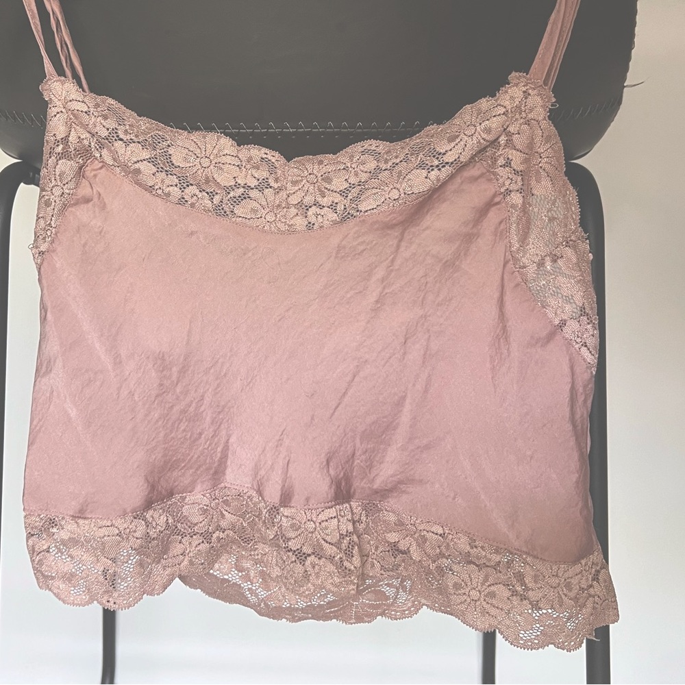 Brandy Melville Silk Bralette / Cropped Cami